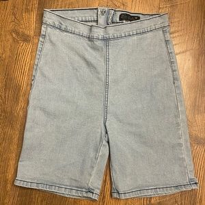 Roma Studio Vintage High Waist Blue Jean Shorts